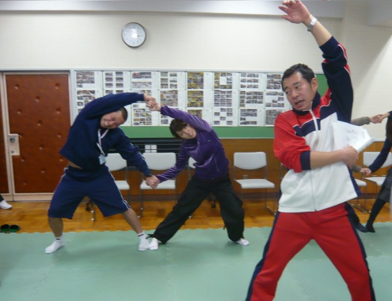 正しいストレッチの実技です!