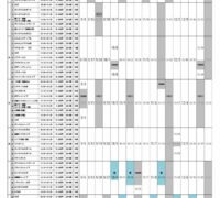2025年度9-12月　上井草定期教室日程表のサムネイル