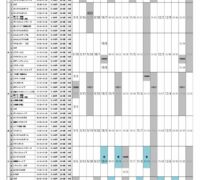 2025年度9-12月　上井草定期教室日程表のサムネイル